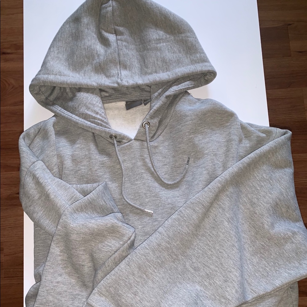 New ASOS design oversized grey hoodie